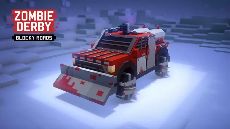 Zombie Derby: Blocky Roads - играть онлайн. Зомби выживалка на машине