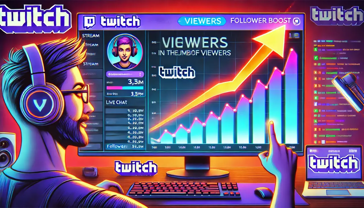 Продвижение на Twitch с помощью накрутки зрителей