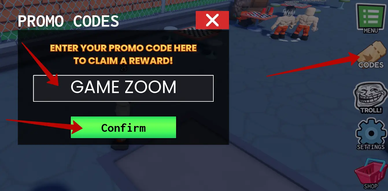 Как использовать коды Prison Pump?