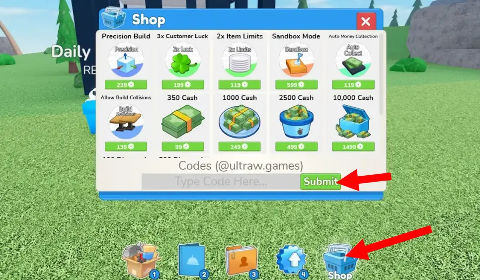 Как использовать коды Restaurant Tycoon 3