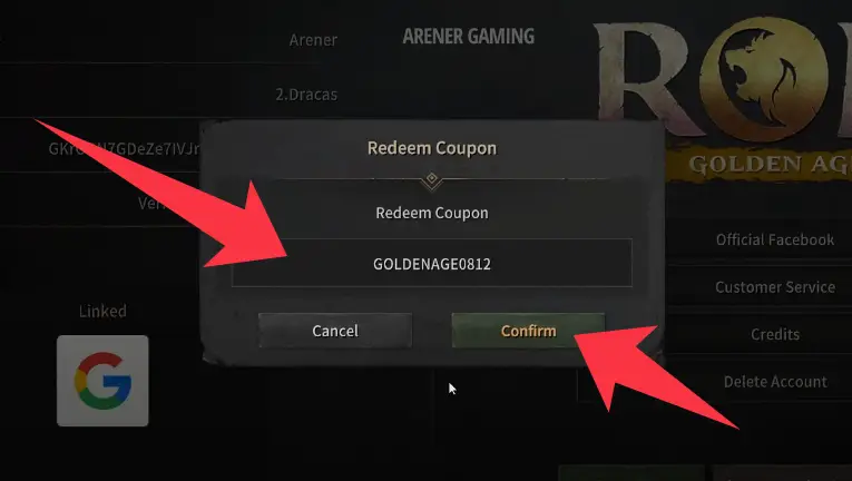 Как активировать коды ROM Golden Age?