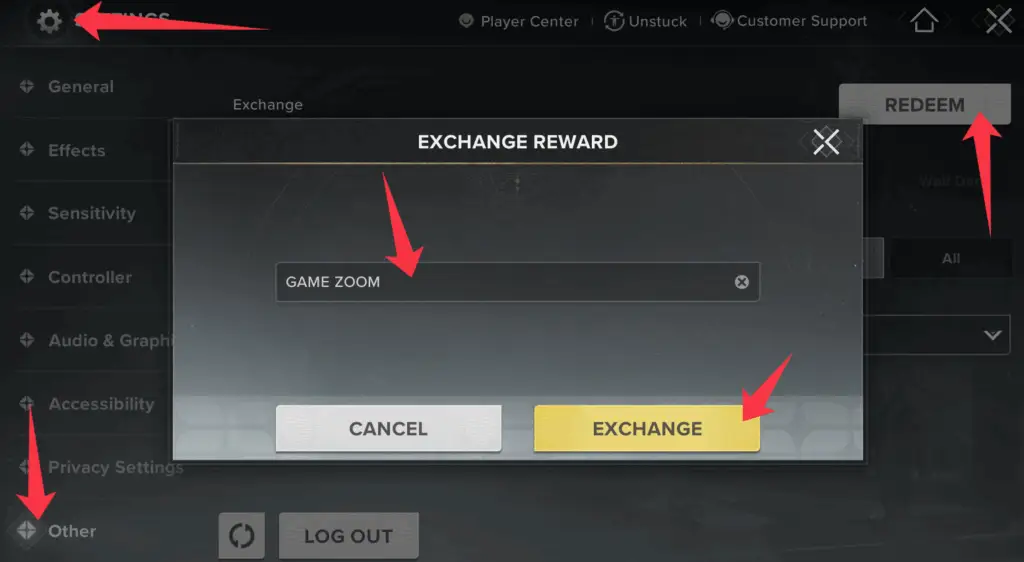 Как использовать коды Destiny Rising?
