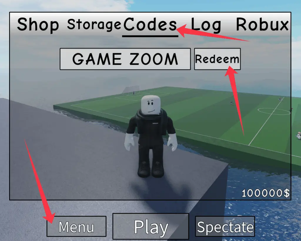 Куда вводить Blue Lock Skibidi коды?