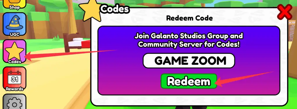 Куда вводить Sleep For UGC коды?