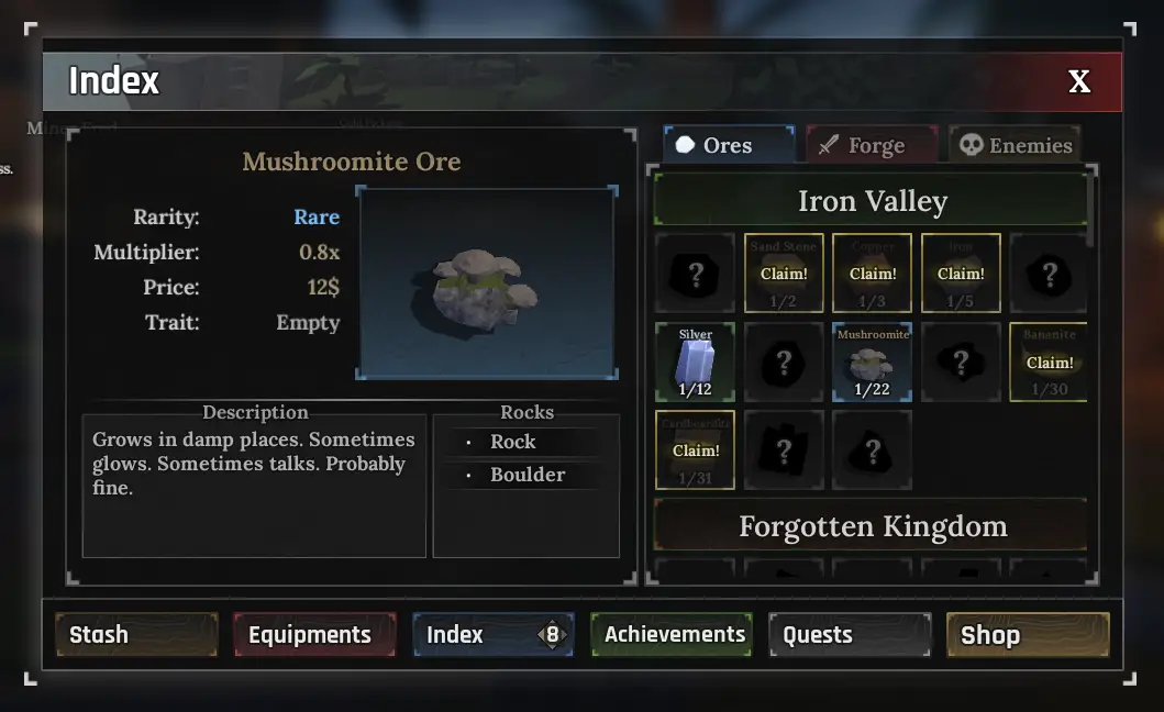 Гайд по чертам руд в The Forge - рейтинг лучших эффектов