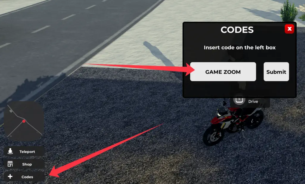 Куда вводить Ride Storm коды?