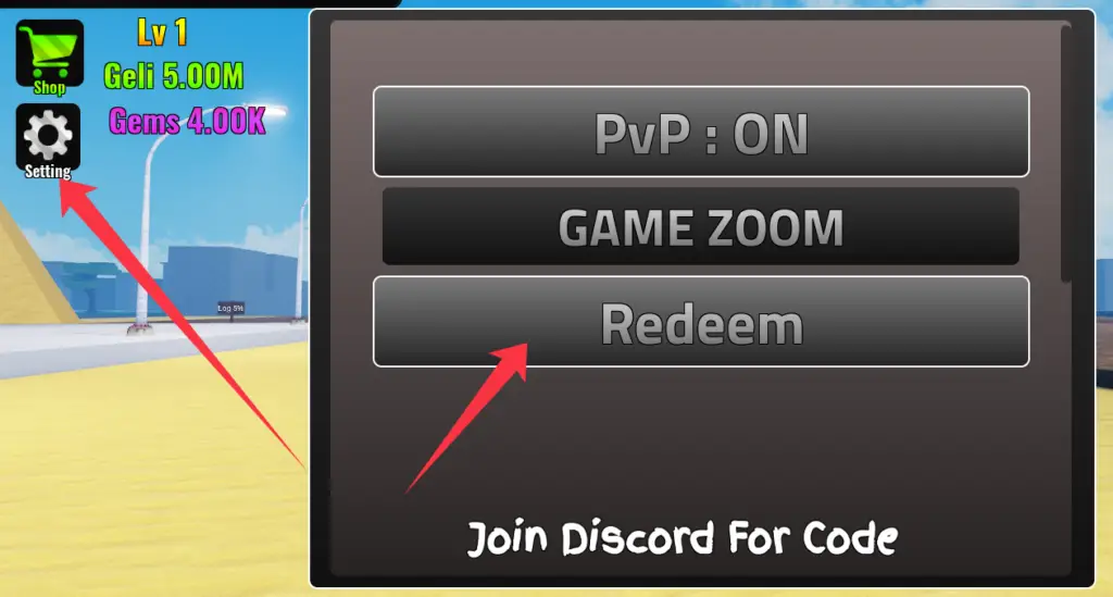 Куда вводить Zynox Piece коды?