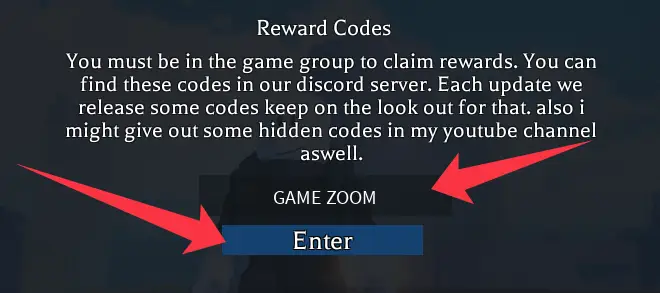 Where to enter Culling Grounds codes?