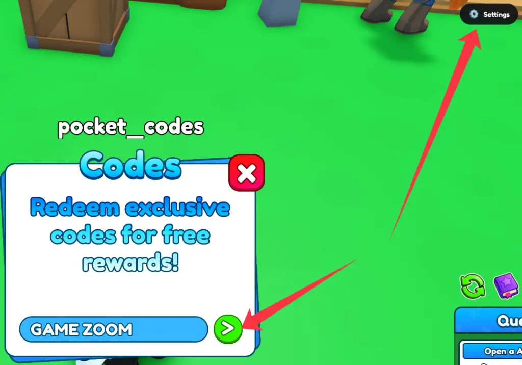 Where to enter Tap Simulator codes?