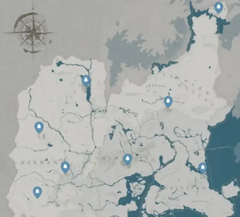 Все колокольни в Crimson Desert